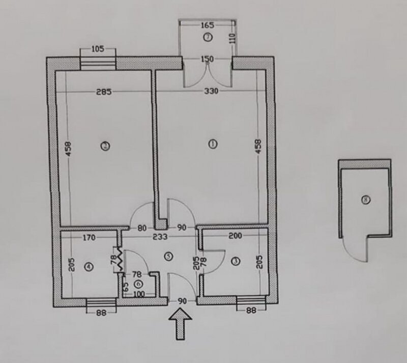 2 cam. Pod Constanta, 5 min metrou Jiului. Totul NOU inclusiv centrala proprie!